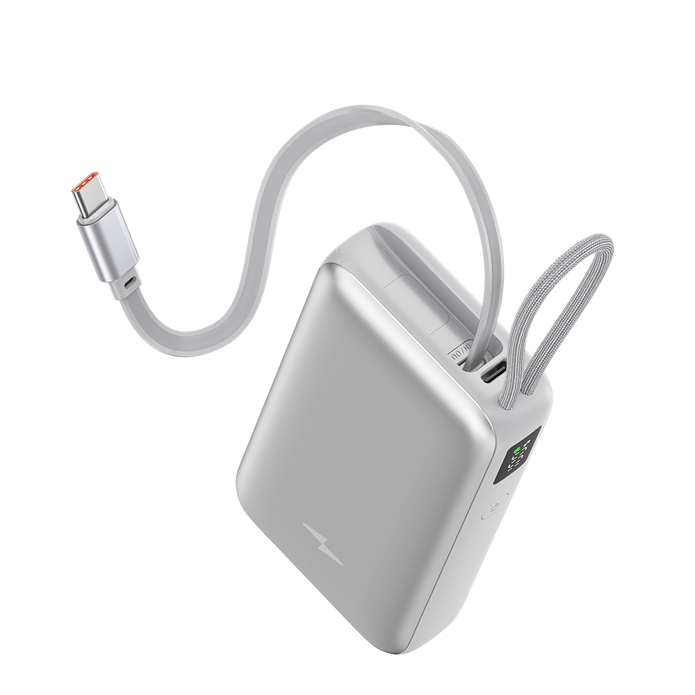 FreeVolt Go Batería Externa con cable retráctil 22.5W 10000mAh