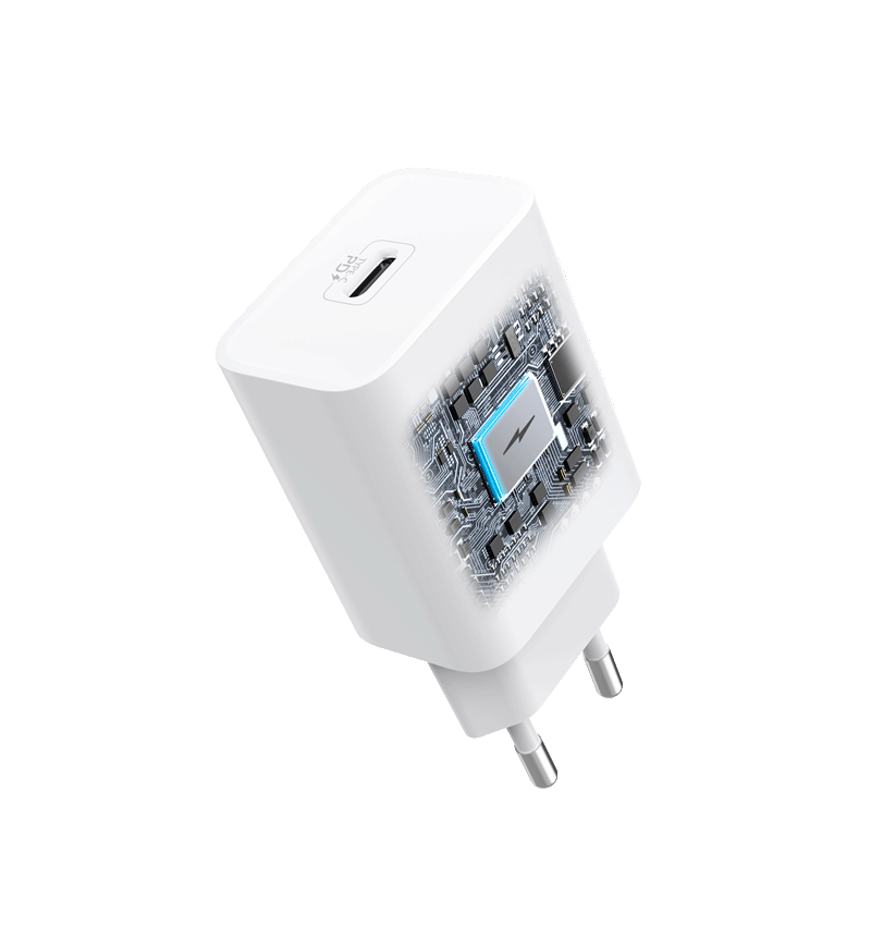 Cargador + Cable (USB-C + Lightning) 20W 1.2M