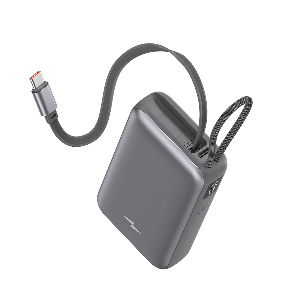FreeVolt Go Batería Externa con cable retráctil 22.5W 10000mAh