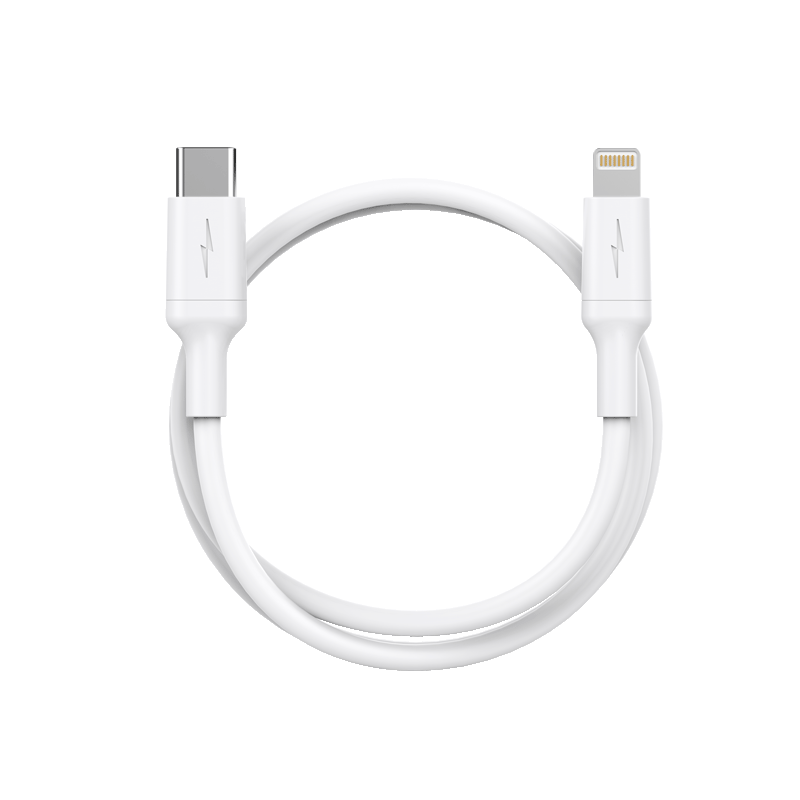 Cargador + Cable (USB-C + Lightning) 20W 1.2M
